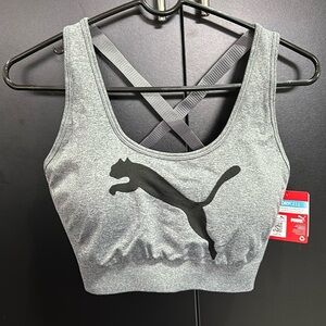 PUMA Low Support X-back seamless,dry cell moisture wicking, removable pads,logo